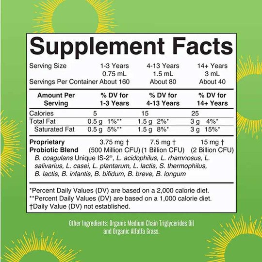 Organic Liquid Probiotic, MRO